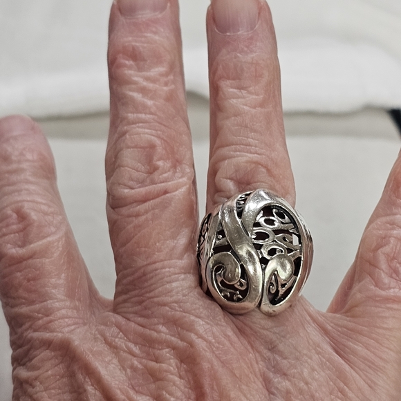 Carolyn Pollack Relios 925 Swirl Dome Ring - Picture 10 of 16